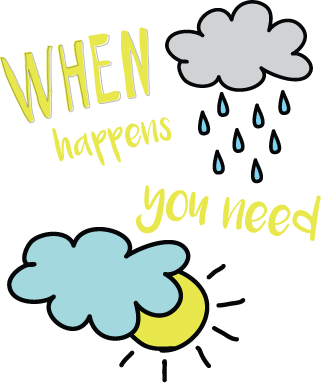 When sad happens, you need happy