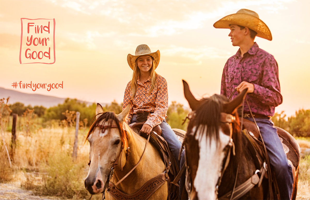 "Riding horses is something my family has always done together. We have fun and get to connect."